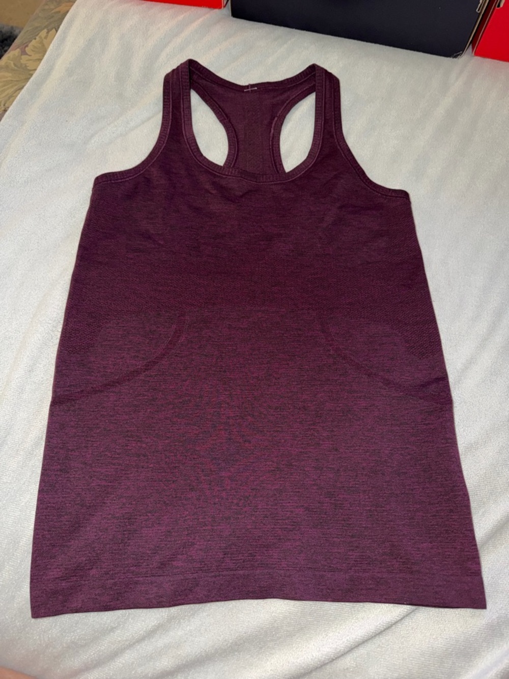 lululemon athletica Plum Heather Racerback Tank